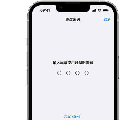 长坡镇iPhone屏幕维修分享iPhone屏幕使用时间密码忘记了怎么办 