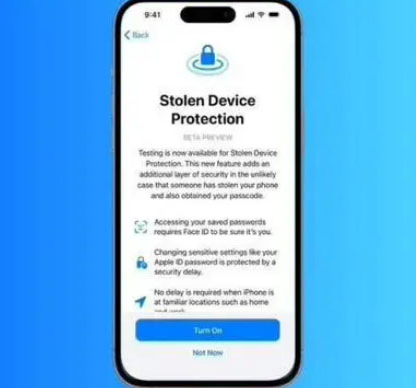 长坡镇苹果授权维修店分享被盗设备保护功能开启方法 