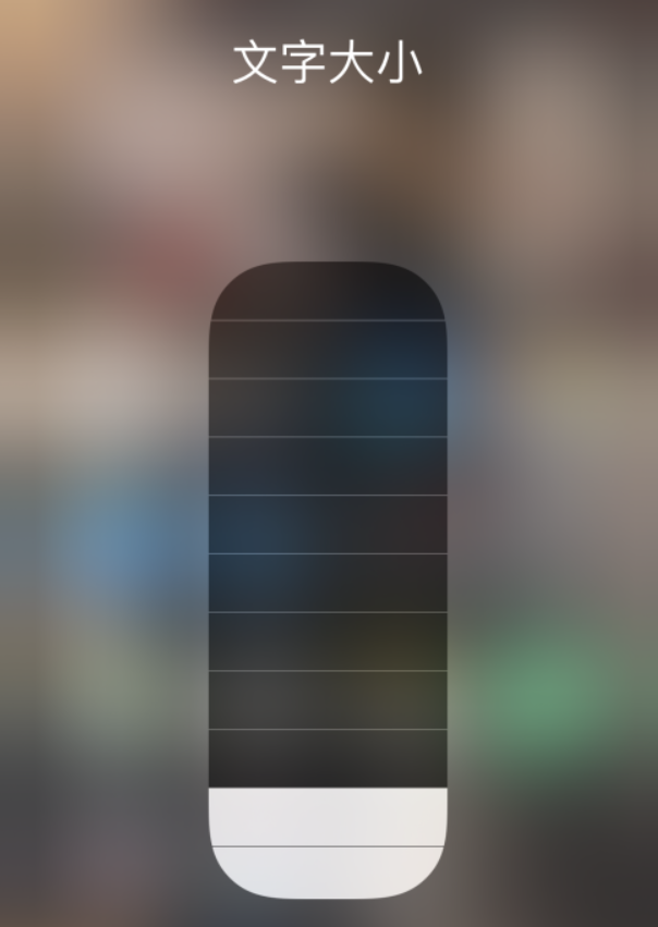 长坡镇苹果手机维修分享小技巧：在 iPhone 控制中心快速调节字体大小 